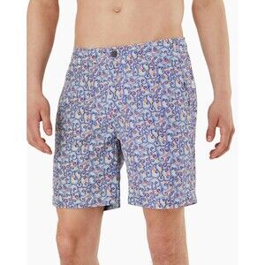 Onia Liberty London Rainbow Waves Swim Trunks